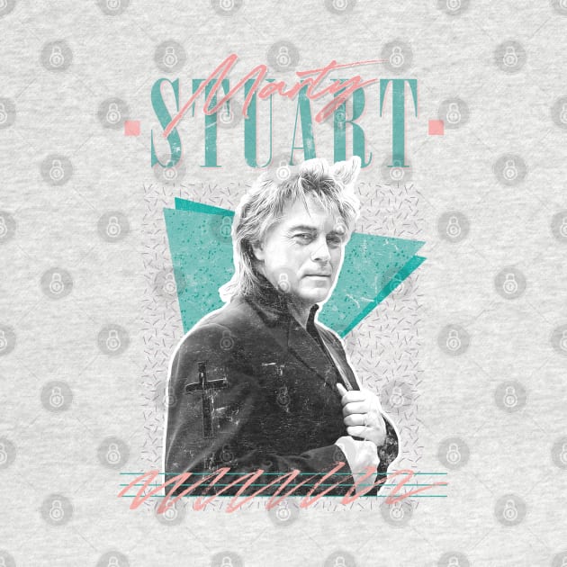 Marty Stuart / Retro Country Fan Art Design by DankFutura